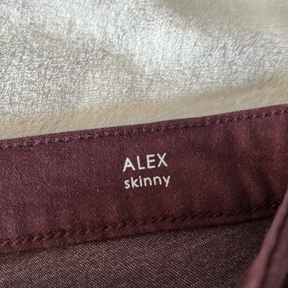 Big Star Alex Skinny Burgundy Jeans Size 27 - Picture 11 of 12